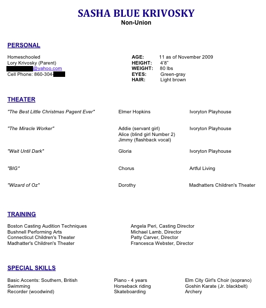 cv resume  cv resume date of birth